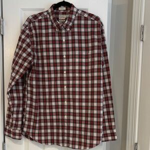 J. Crew Secret Wash Shirting Classic Fit Size Large